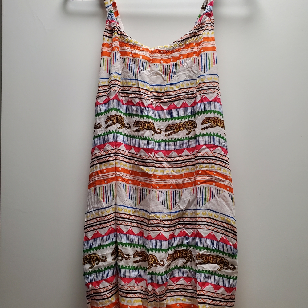 Multicolor Striped Sleeveless Dress